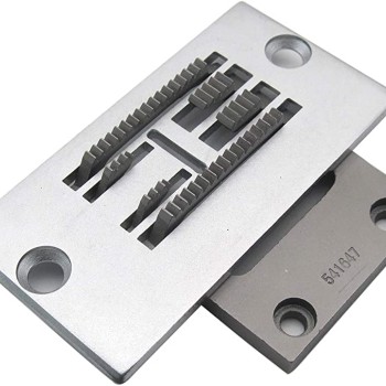 NEEDLE PLATE AND FEED DOG 20u