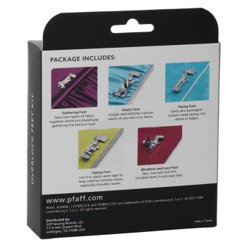 PFAFF OVERLOCK FEET SET