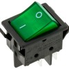 GREEN BIPOLAR ON/OFF SWITCH WITH LIGHT