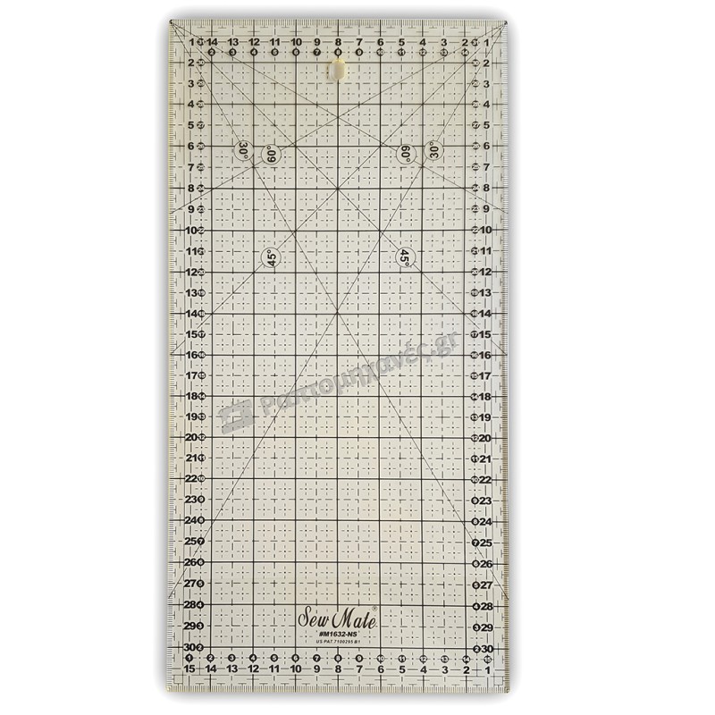 QUILTING RULER 16x32cm