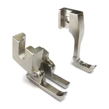 PRESSER FOOT SET FOR SEMI-TRANSPORT MACHINES