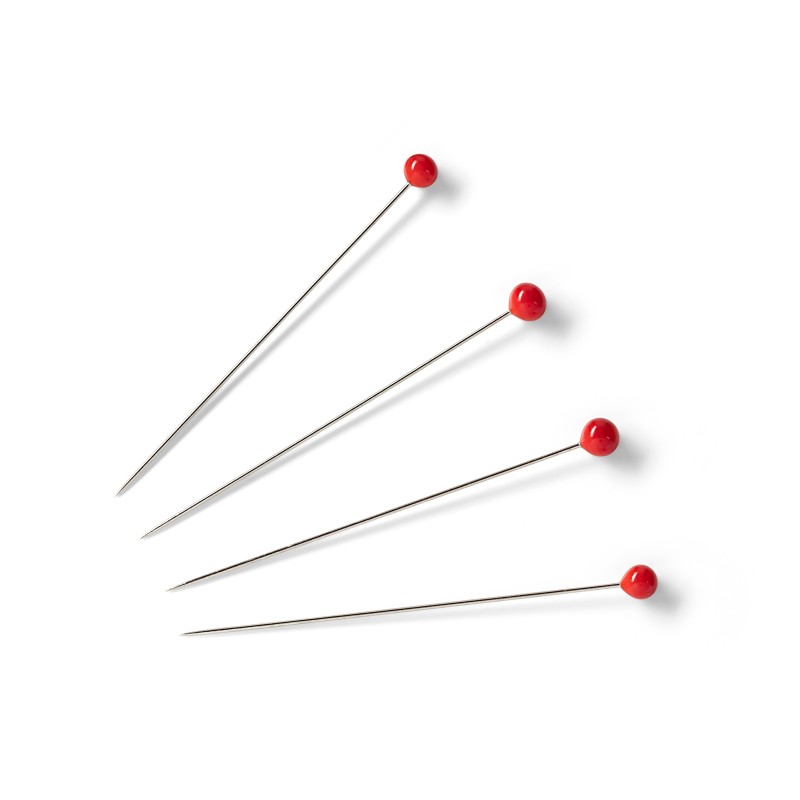 GLASS-HEADED PINS - SUPPER FINE