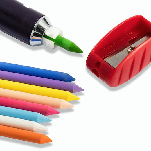 PRYM CHALK MINE SET PENCIL & SHARPENER