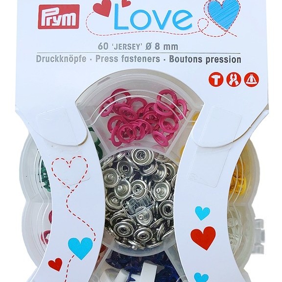 SNAP FASTENERS JERSEY PRYM 8MM