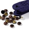 RIVETS, 9MM OLD COPPER/BLACK OXYDIZED