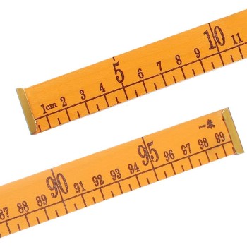  STRAIGHT RULER 1m WOOD