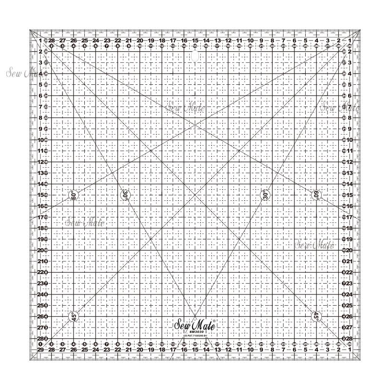 QUILTING RULER 30x30cm