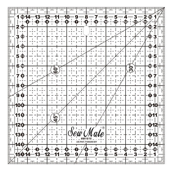 QUILTING RULER 15x15cm