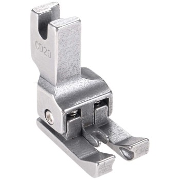 DOUBLE COMPENSATING PRESSER FOOT