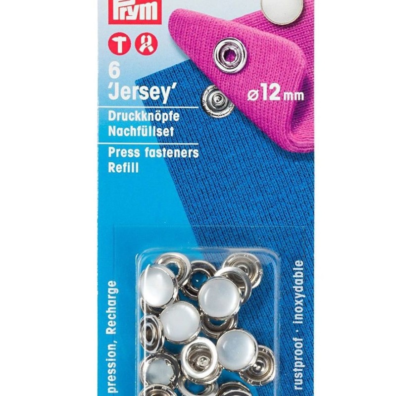 NON-SEW REFILL PEARL CAP 12 MM