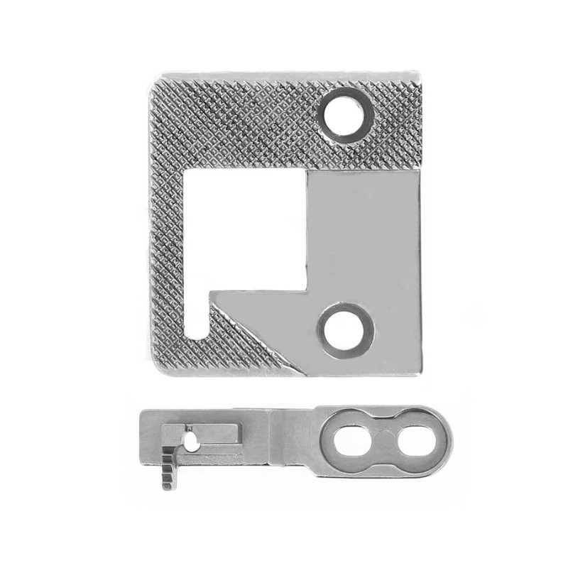 SET NEEDLE PLATE+FEED DOG FOR 335