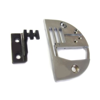 NEEDLE PLATE+ FEED DOG FOR BINDING