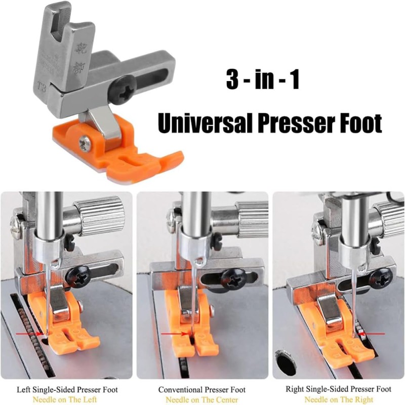 ADJUSTABLE TEFLON PRESSER FOOT T3