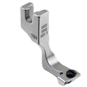 PRESSER FOOT FOR INVISIBLE ZIPPER T69