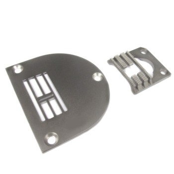 NEEDLE PLATE AND FEED DOG FOR 527i